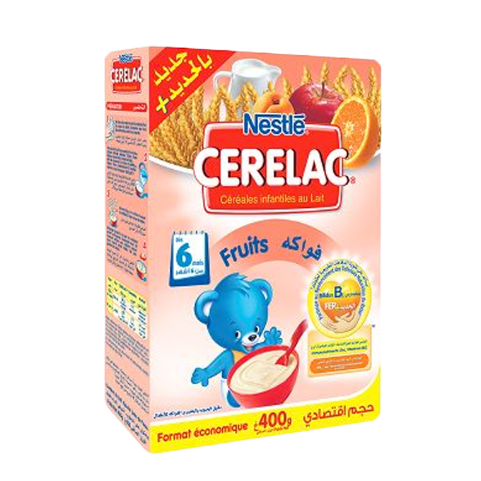 Nestle Cerelac Fruits Des 6 Mois 400g