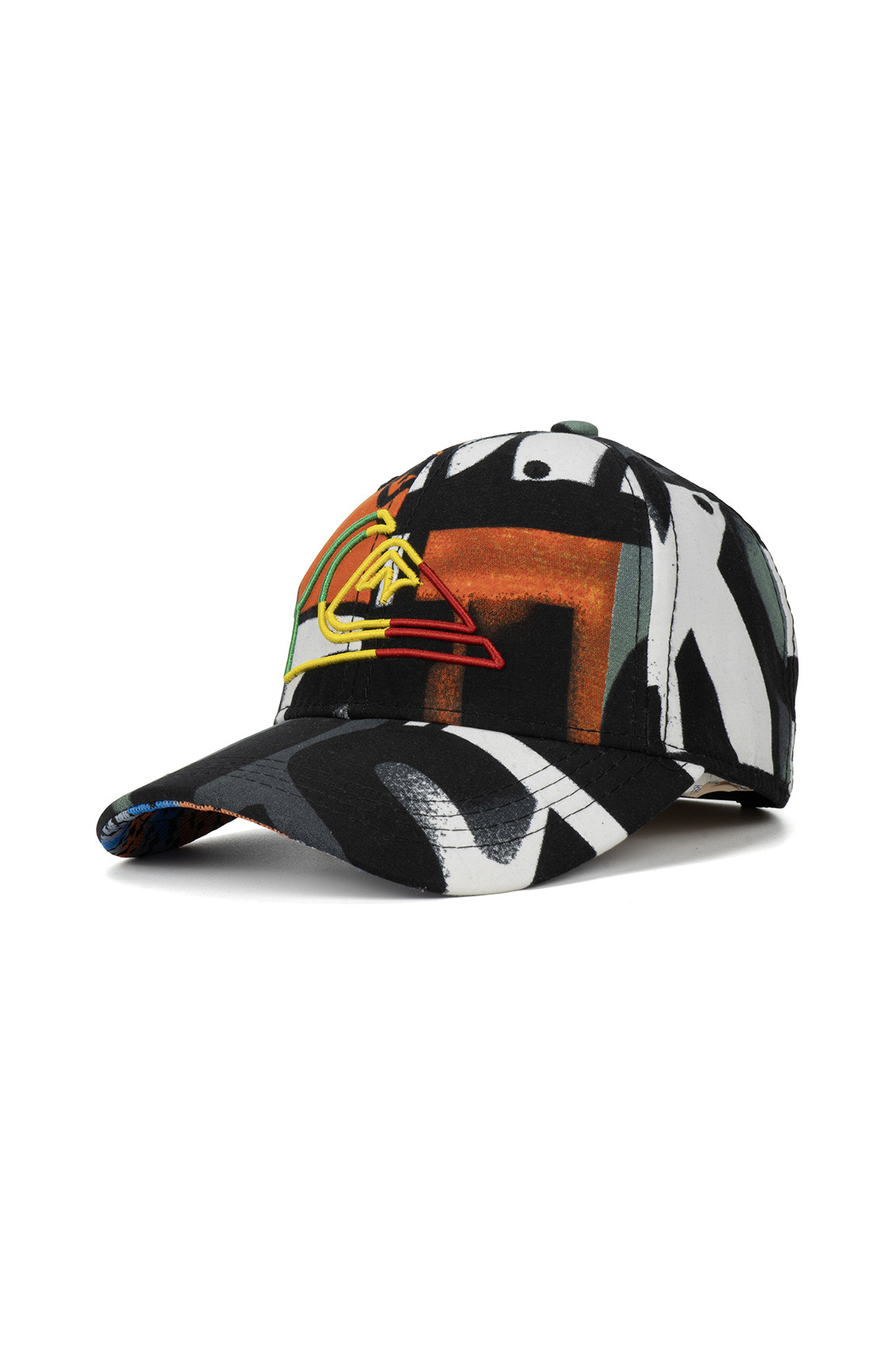 Casquette Follow, Noir & Orange