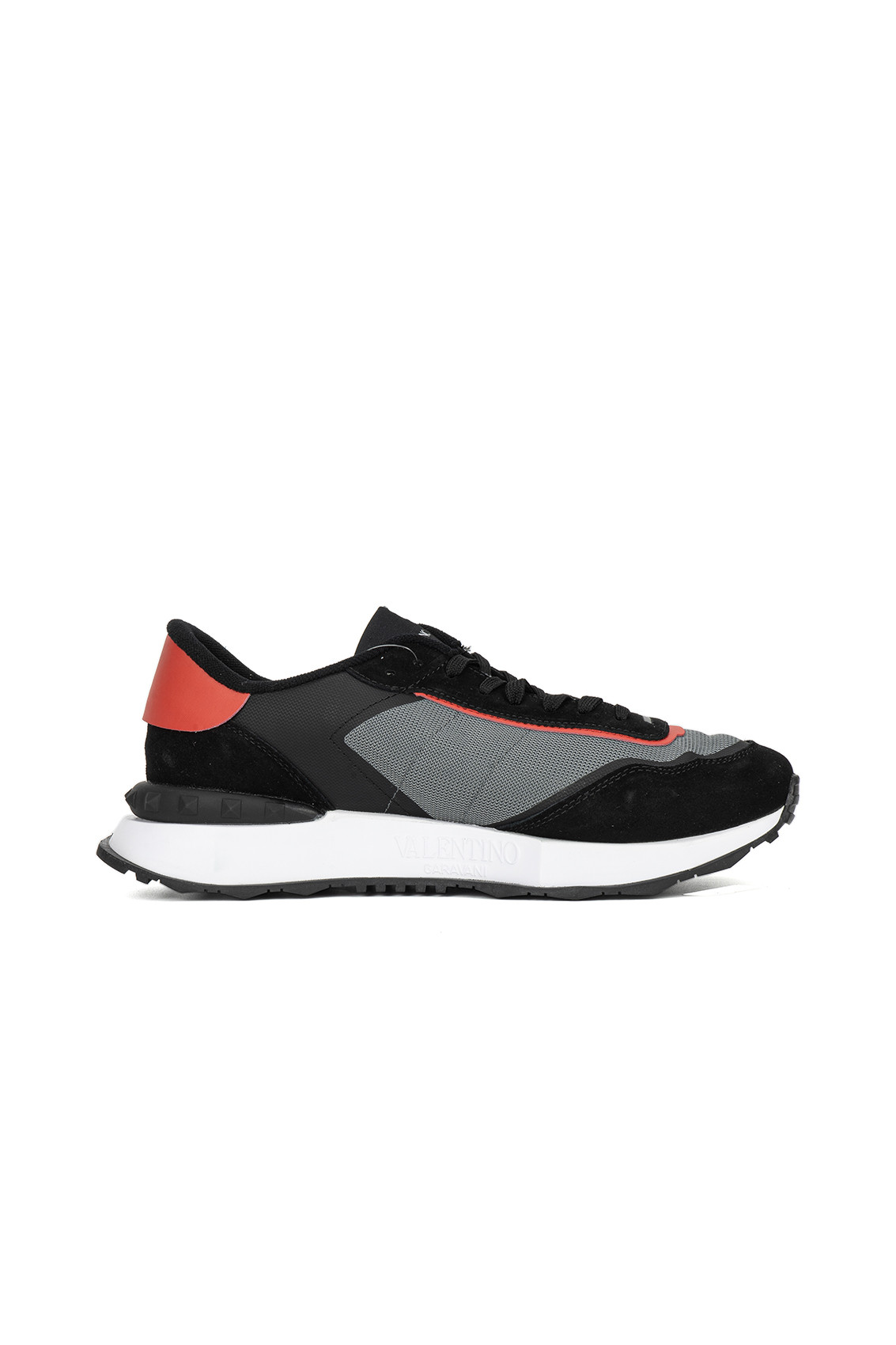 Espadrille homme MAJN, Noir & Rouge, 40