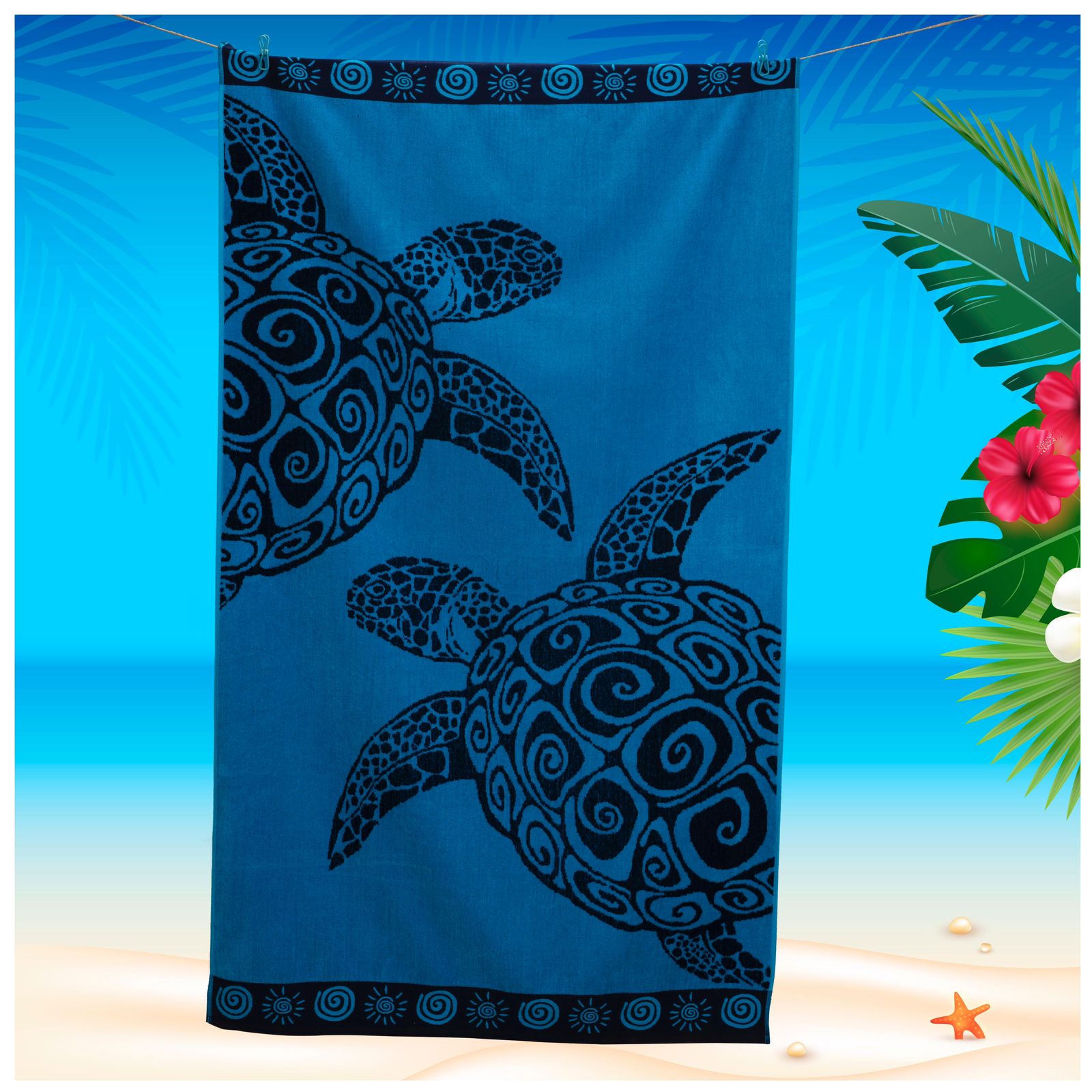 Serviette de plage KILMA, Tortue